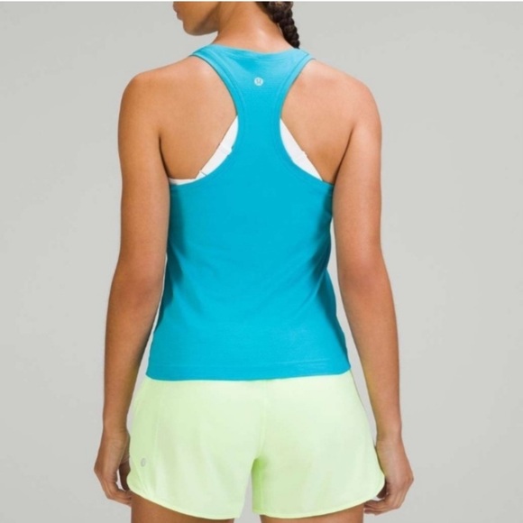 Lululemon Swiftly Tech Racerback Tank Top 2.0 Race Length Turquoise Tide Size 12 - Picture 2 of 8
